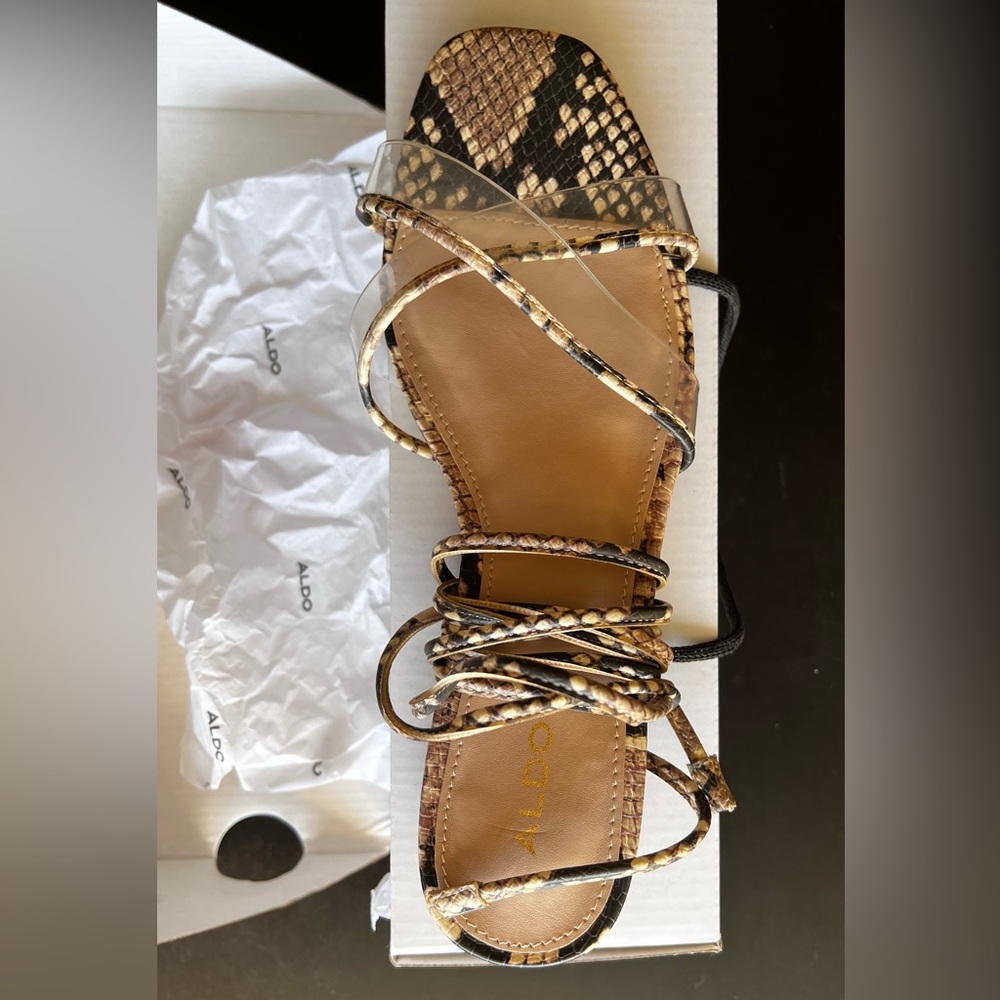 Aldo wrap around sandals